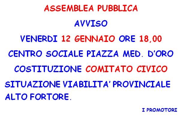 Strade dissestate, a Montefalcone incontro pubblico Strade dissestate, a Montefalcone incontro pubblico
