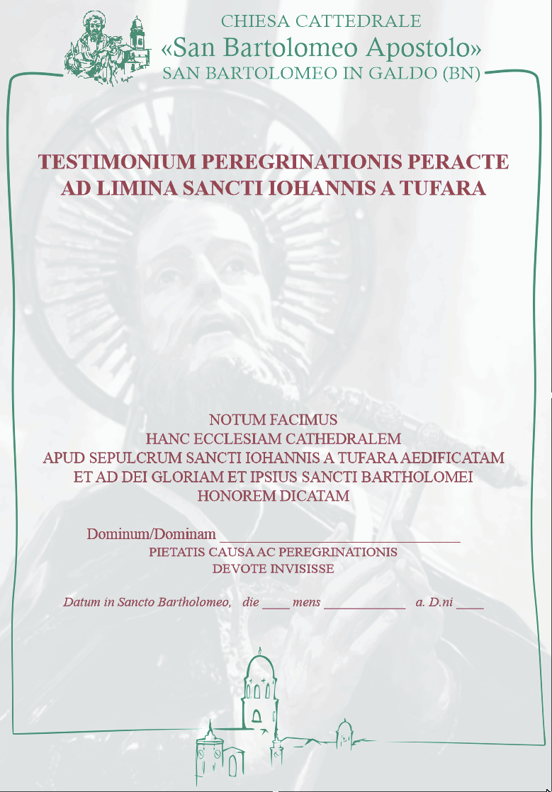 Consegnati i primi sei “Testimonium” del Cammino di San Giovanni da Tufara Consegnati i primi sei “Testimonium” del Cammino di San Giovanni da Tufara