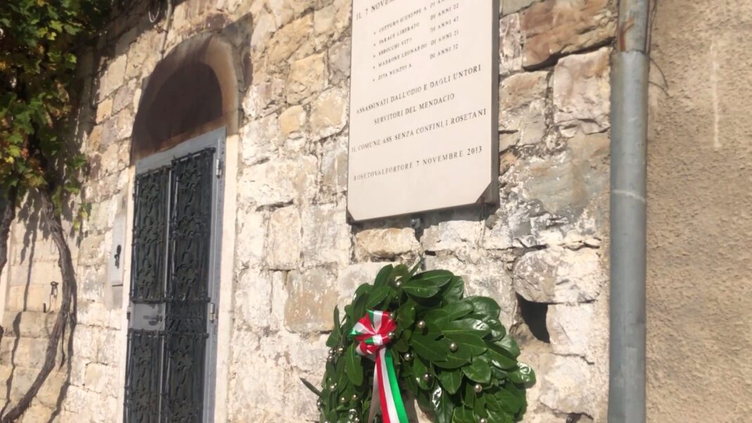 Roseto Valfortore ricorda i suoi martiri del Risorgimento Roseto Valfortore ricorda i suoi martiri del Risorgimento