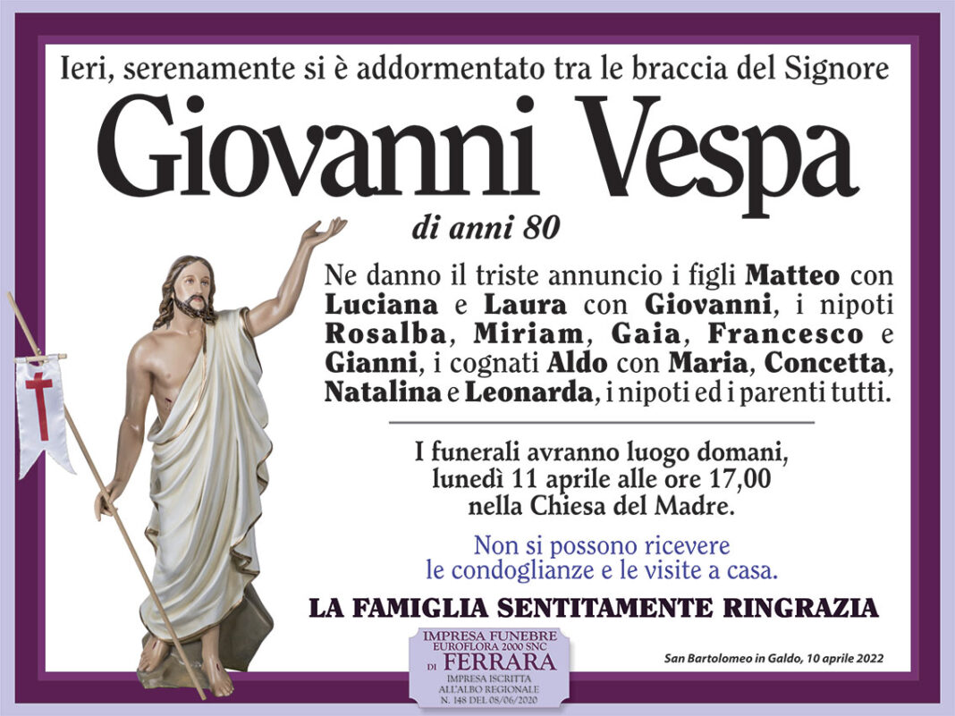 Giovanni Vespa Giovanni Vespa