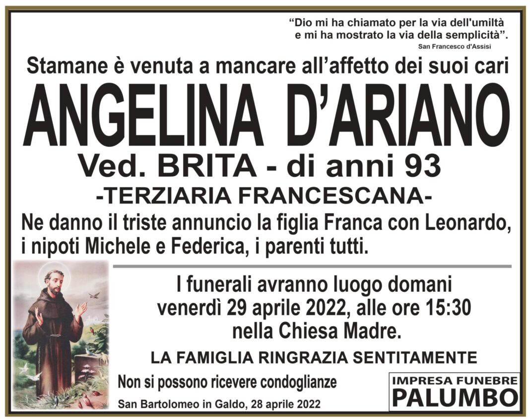 Angelina D’Ariano Angelina D’Ariano