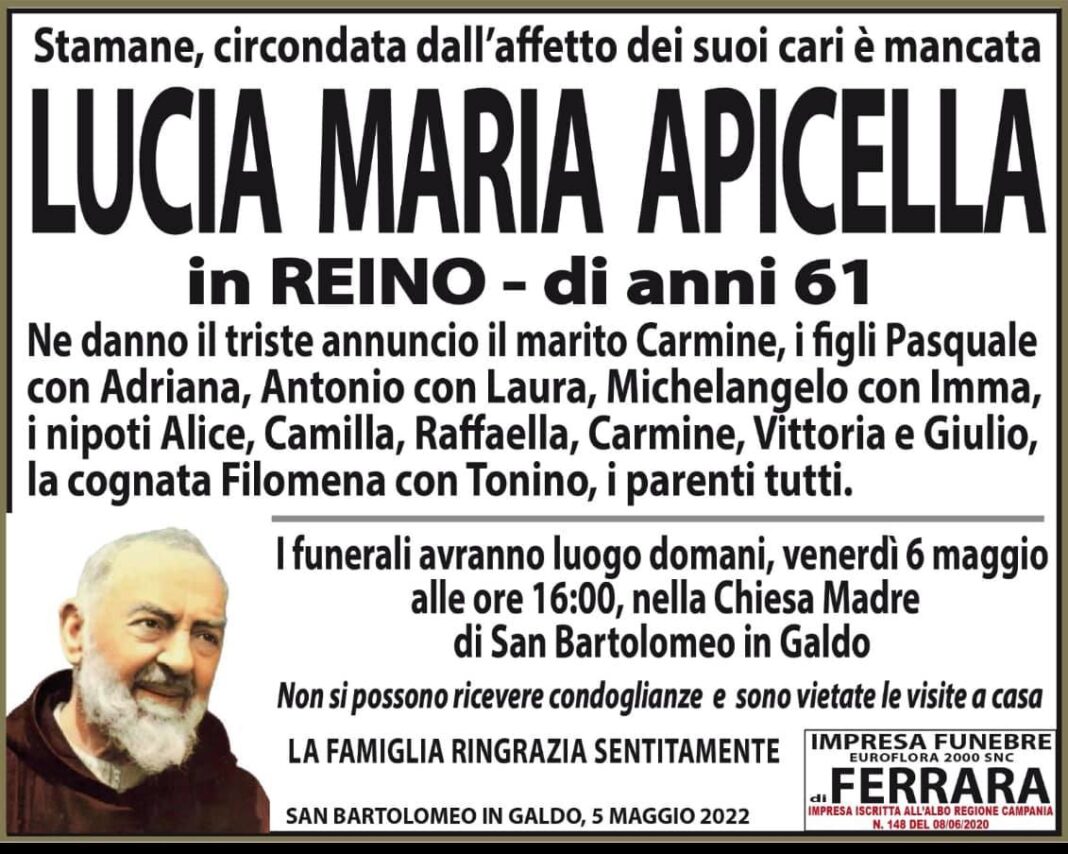 Lucia Maria Apicella Lucia Maria Apicella