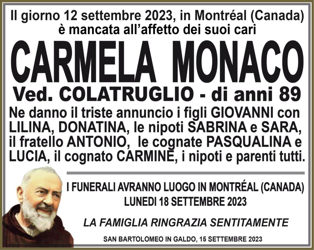 Carmela Monaco Carmela Monaco
