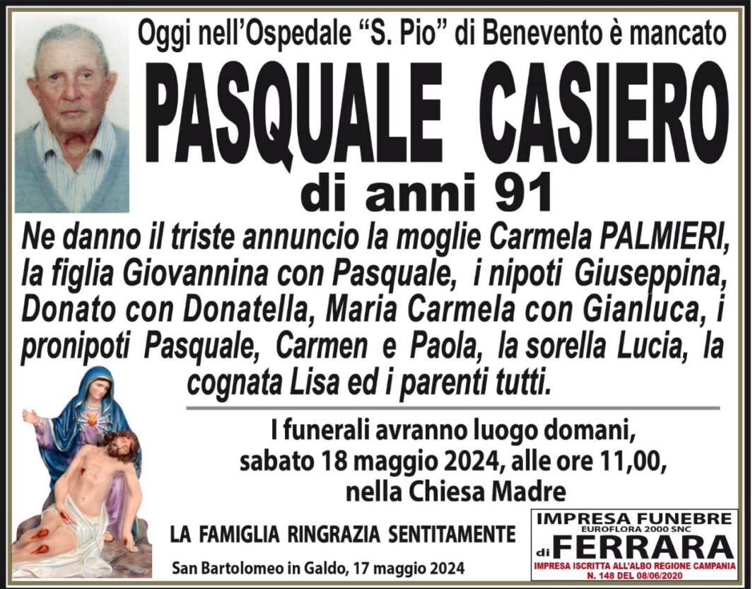 Pasquale Casiero Pasquale Casiero