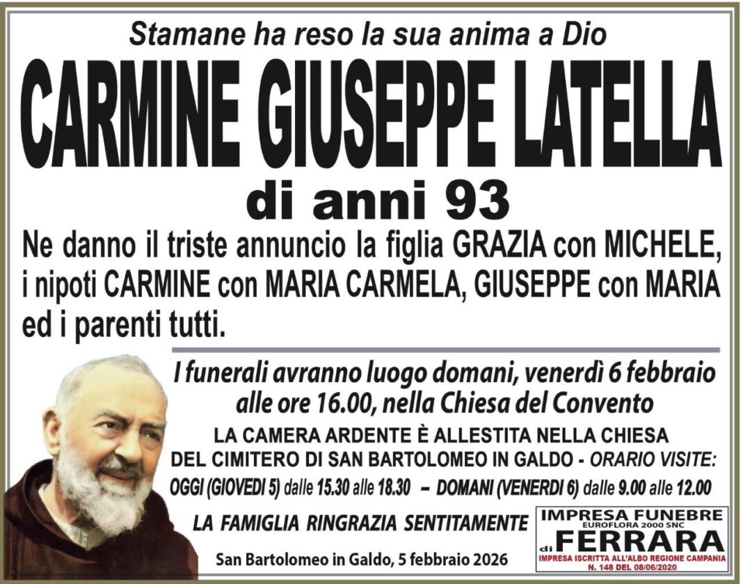 Carmine Giuseppe Latella Carmine Giuseppe Latella